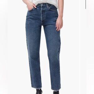 Agolde 90's Pinch Waist High Rise Straight Jeans - Range